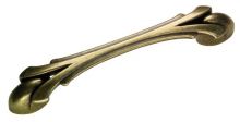 Мебельная ручка-скоба edson 1500 ANTIQUE BRONZE/SILVER 96 мм